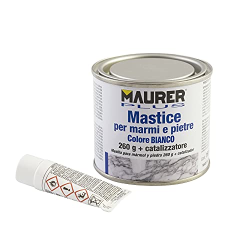 MAURER 14075035 Masilla para Marmol/Piedra 150 ml. Color Blanca