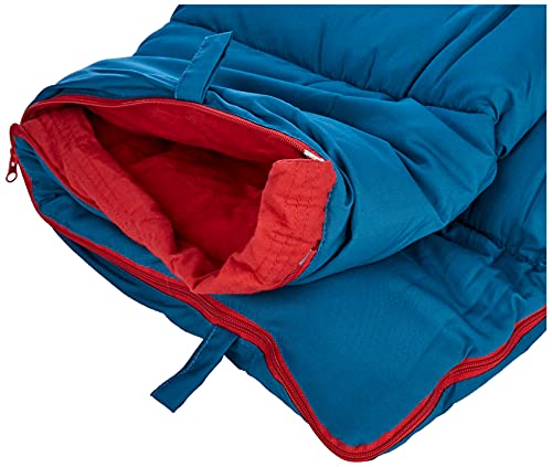 McKINLEY Camp Flanelle Saco de Dormir, Unisex, Bluepetrol/Bluepetro, 195L