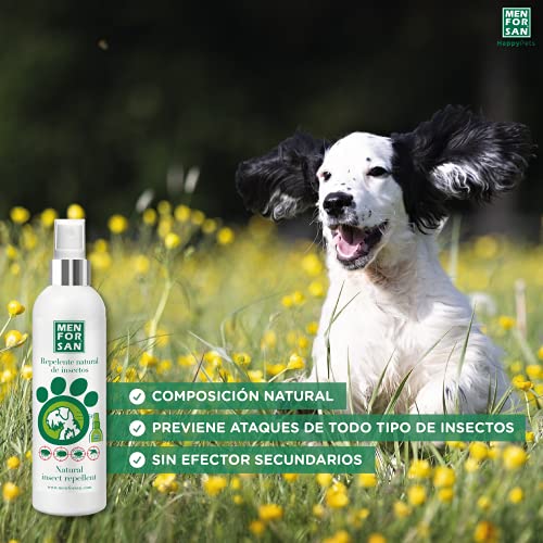 MENFORSAN Repelente Natural de Insectos con citronela Perros - 250 ml