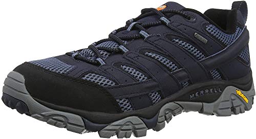 Merrell MOAB 2 GTX, Zapatillas de Senderismo Hombre, Azul (Navy), 43 EU