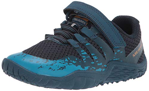 Merrell Trail Glove 5 A/C, Cross Trainer Niños, Azul (Tahoe), 36 EU