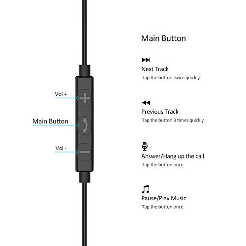 MFI Lightning Earphone Stereo Bass Mfi Certified In Ear Noise Cancelling Ear Buds with Microphone Volume Control 8 Pin Headphone with Mic Compatible for iPhone XS MAX, XR, X, 8 Plus, 7 Plus