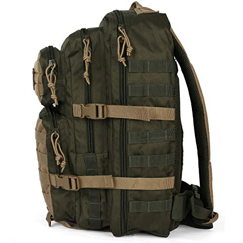 Mil-Tec US Assault Mochila Grande Ranger Green/Coyote