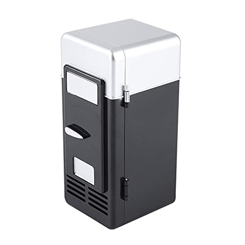 Mini Refrigerator USB Small Beer Fridge Portable Car Freezer for Drinks Beverage Cans Coffee Electric Coolers for Camping Home Dorm Bedroom Travel Office