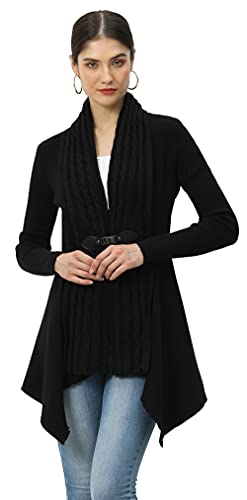 MISS MOLY Ultra-Light Chaleco de Pluma Plegable Chaquetas Mujer Acolchado con Capucha Negro - L