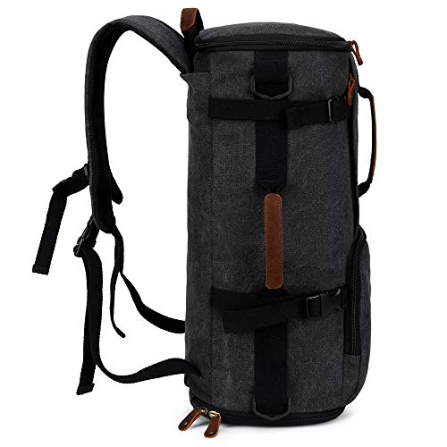 Mochila de senderismo 3 en 1 de G-FAVOR para hombres y mujeres, mochila de viaje multifunción grande de 40 L, bolsa de lona para hombro, mochila de lona para portátil, deporte, gimnasio