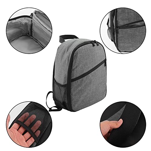 Mochila para cámara, Mochila para fotografía a Prueba de Golpes con Compartimento Ajustable Cámara Impermeable y Multifunción para DSLR SLR Lente de cámara Accesorios para Flash