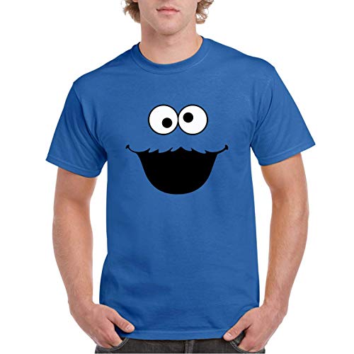 Monstruo de Las Cookies - Camiseta Azul Royal Manga Corta (M)