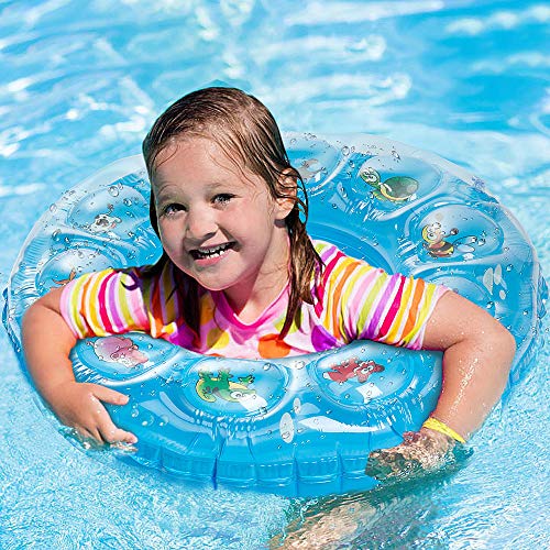 MOOKLIN ROAM Anillo de Natación Hinchable, Flotador de Natación con válvulas rápidas Nadar Anillo Juguetes de Inflable de Piscina, Playa, Juegos de Fiestas de Piscina, Ø80cm, Color Aleatorio