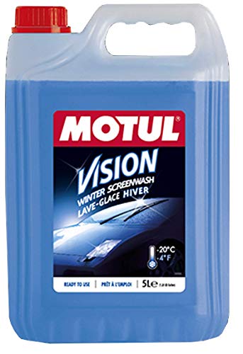 MOTUL Liquido Limpiaparabrisas Invierno Protección Heladas -20ºC Winter-Hiver, Azul 5 litros