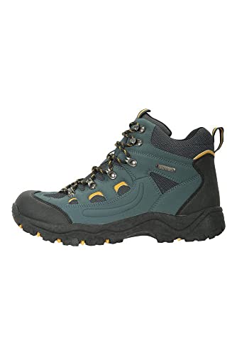 Mountain Warehouse Botas para Hombre Adventurer - Zapatillas de Tela y sintéticas para Caminar, Extra Grip, Otoño, Invierno Calzado para Hombre Azul 40