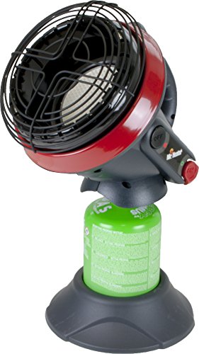 Mr. heater MH4BDF Little Buddy - 1.15 - 2.4 KW - calienta 8m2 - tiempo de funcionamiento 5 horas - calentador portátil - funciona con un cartucho de gas - ideal para acampar o para uso al aire libre