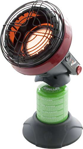 Mr. heater MH4BDF Little Buddy - 1.15 - 2.4 KW - calienta 8m2 - tiempo de funcionamiento 5 horas - calentador portátil - funciona con un cartucho de gas - ideal para acampar o para uso al aire libre