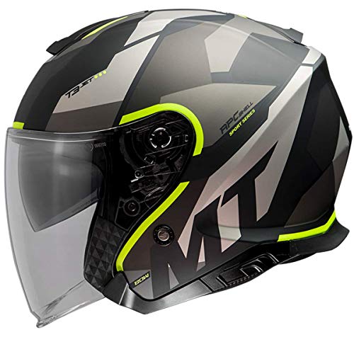 MT HELMETS THUNDER 3 SV JET BOW A3 MATT FLUOR YELLOW M