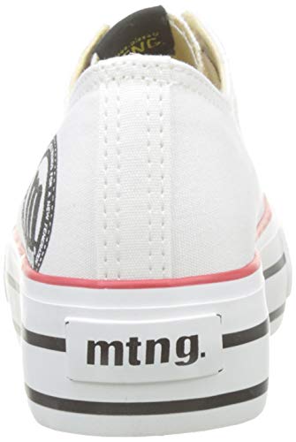 MTNG Attitude 69423, Zapatillas Mujer, Blanco (Canvas Blanco I222), 37 EU