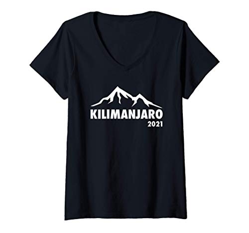 Mujer Kilimanjaro 2021 Camiseta Cuello V