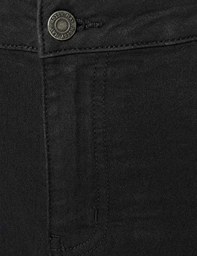 NAME IT Nmella Super HW Jeans Gu304 Noos Vaqueros Slim, Negro (Black), M para Mujer