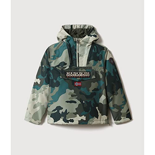 Napapjiri K Rainforest Jacket, Green AOP f7i, 6 Boys