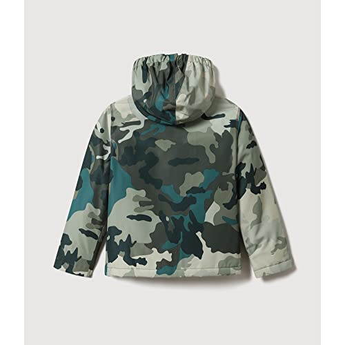 Napapjiri K Rainforest Jacket, Green AOP f7i, 6 Boys