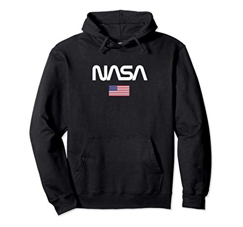 Nasa Worm Logo Camiseta para Hombre Sudadera con Capucha