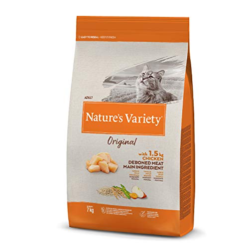 Nature's Variety Original - Pienso para gatos adultos con pollo deshuesado 7 Kg