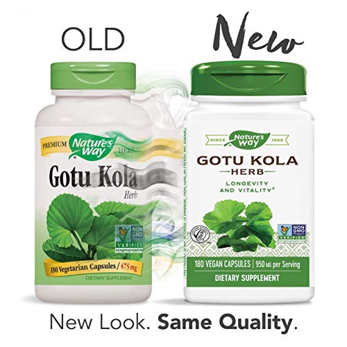 Nature's Way Gotu Kola Herb, 180 Capsules