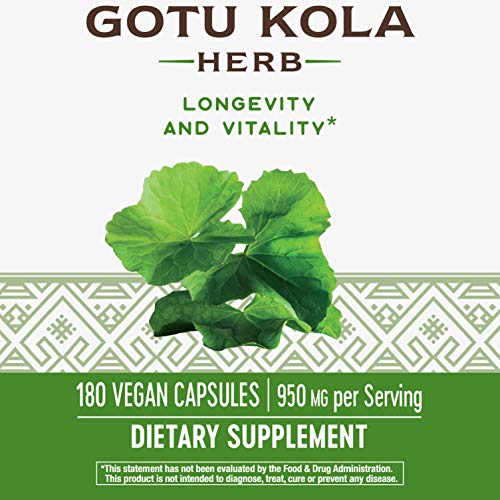 Nature's Way Gotu Kola Herb, 180 Capsules