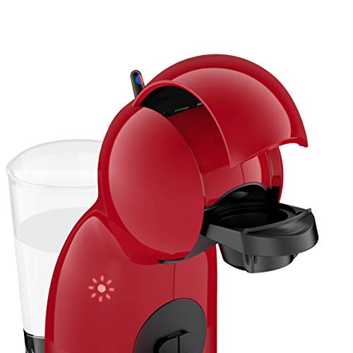 Nescafé Dolce Gusto Piccolo XS Krups KP1A05. Cafetera de cápsulas 15 bares de presión, capacidad 0.8L, bebidas frías o calientes, modo Eco, 30 tipos café, bandeja regulable 3 alturas