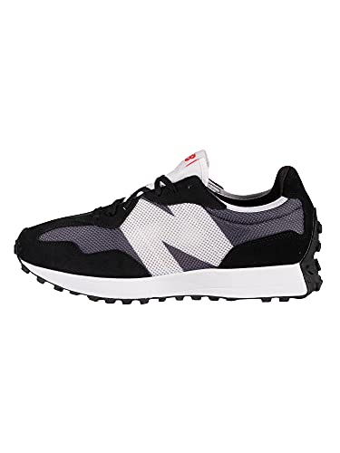 New Balance 327 Calzado Deportivo Moda para Hombre Color Black/NB White Talla 46.5