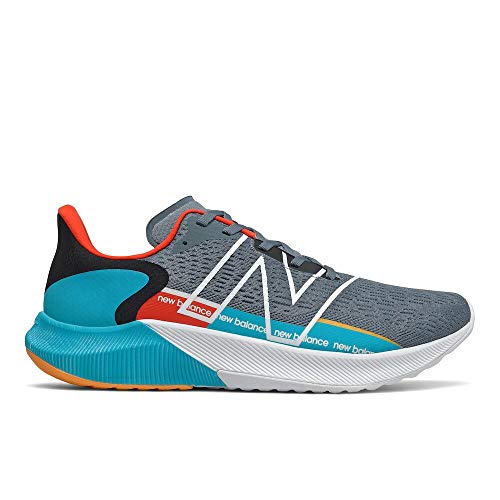 New Balance FuelCell Propel V2 - Zapatillas de Running para Hombre, Color Gris océano y Azul Virtual, 12 Anchos