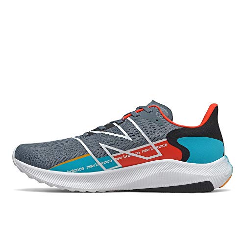 New Balance FuelCell Propel V2 - Zapatillas de Running para Hombre, Color Gris océano y Azul Virtual, 12 Anchos