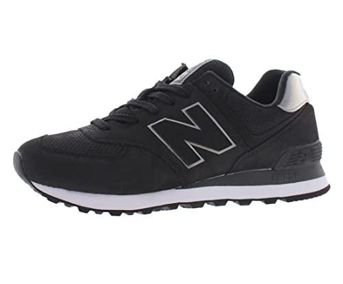 New Balance WL574V2, Zapatillas Mujer, Black (DM2), 38 EU