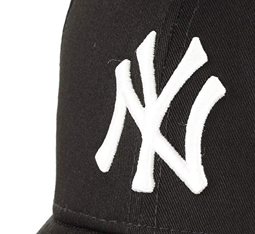 New Era York Yankees 9forty Adjustable Cap MLB Rear Logo Black/White - One-Size