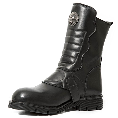 New Rock M.373X-S10, Botas Militares Unisex Adulto, Negro (Negro 001), 43 EU