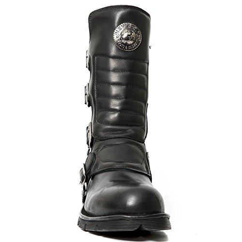 New Rock M.373X-S10, Botas Militares Unisex Adulto, Negro (Negro 001), 43 EU