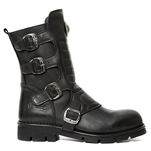 New Rock M.373X-S10, Botas Militares Unisex Adulto, Negro (Negro 001), 43 EU