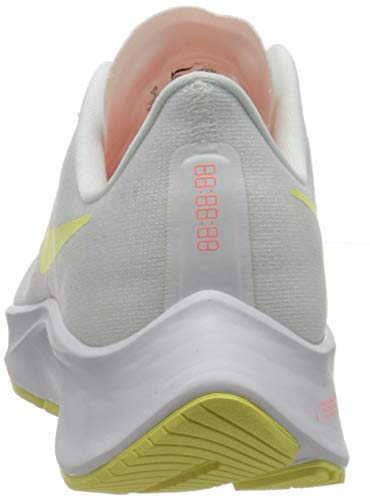 Nike Air Zoom Pegasus 37, Running Shoe Mujer, White Lt Zitron BRT Mango, 38.5 EU