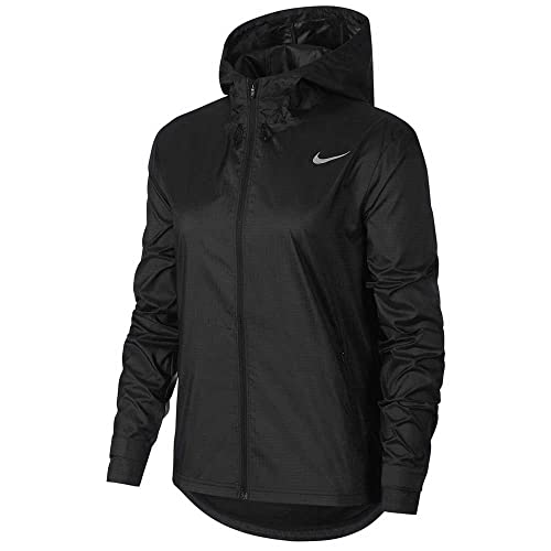 NIKE CU3217 W NK Essential Jacket Jacket Women's Black/Reflective silv S