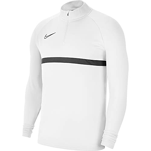 NIKE CW6110 M NK Dry ACD21 Dril Top Sweatshirt Mens White/Black/Black/Black L