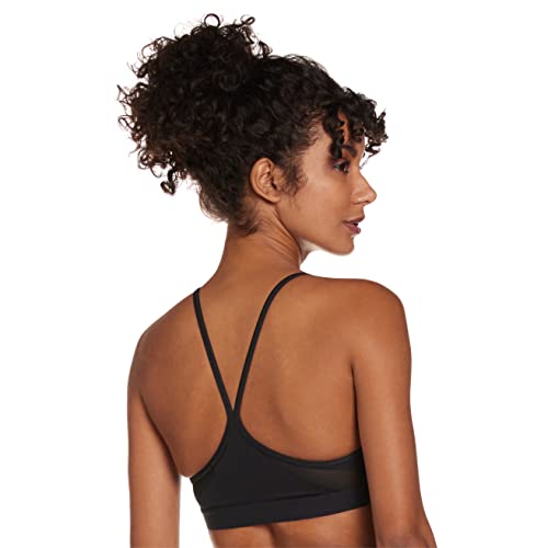 NIKE CZ4456 W NK DF Indy V-Neck Bra Sports Bra Women's Black/Black/Black/White M