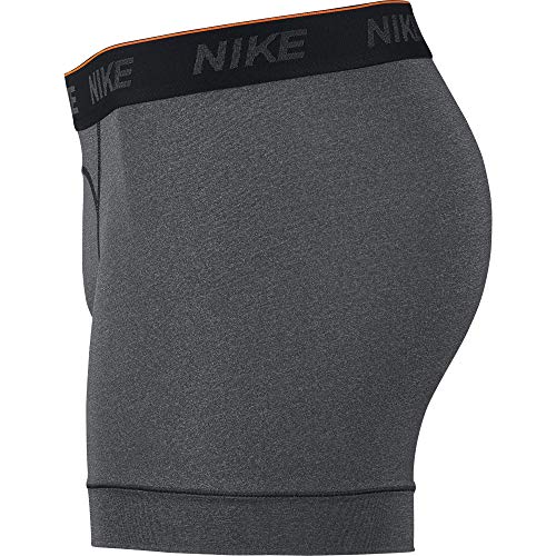 NIKE M Nk Brief Boxer 2pk Boxer, Hombre, Anthracite/Anthracite/(White), S