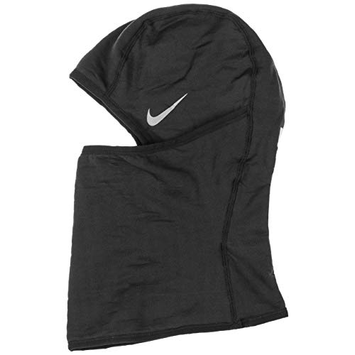 NIKE Unisex - Adulto Run Therma Sphere 3.0 Pasamontañas, Color Negro/Plateado, tamaño Talla única