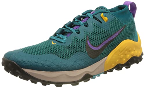 Nike Wildhorse 7, Zapatillas para Correr Hombre, Mystic Teal/dk Smoke Grey-Turquoise Blue-Univ Gold-Wild Berry-Fossil Stone, 44.5 EU