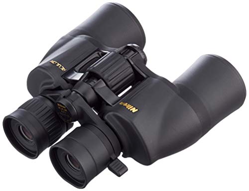 Nikon Aculon A211 8-18x42 - Binoculares (ampliación 8-18x, Objetivo 42 mm), Color Negro