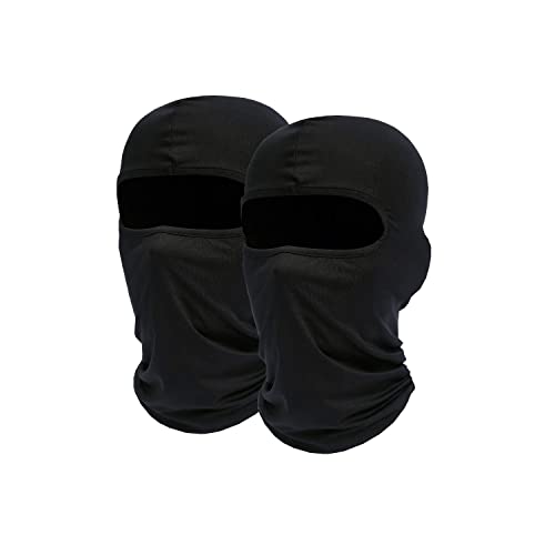 NITAIUN 2 Piezas Balaclavas Máscara Elástica de Esquí Sombrero para Motocicleta Suave a Prueba de Viento Transpirable Multiusos para Esquí Motocicleta Ciclismo Unisex Hombres Mujeres