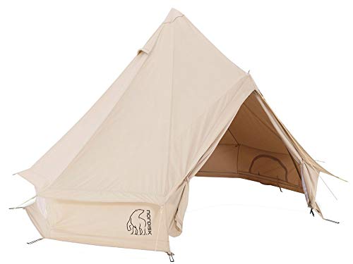 Nordisk Asgard Tienda de Campaña, Beige (Natural), 500 x 470 x 300 cm