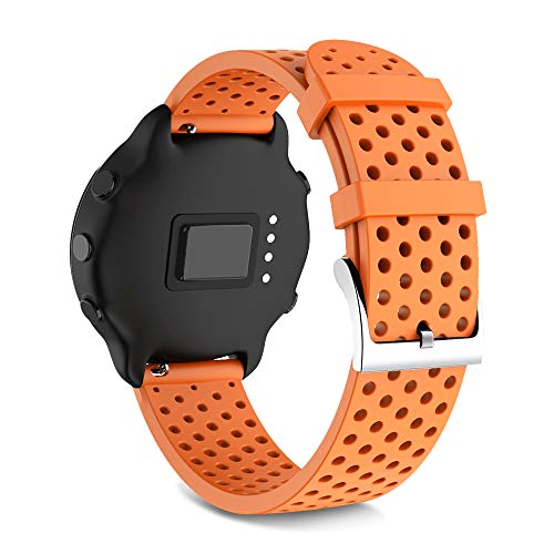 NotoCity Correa para Garmin Vivoactive 3/Forerunner 245 / Garmin Venu/Samsung Galaxy Watch Active/Active 2 /Gear Sport/Galaxy Watch 42mm, 20mm Correa de Reloj de Repuesto de Silicona