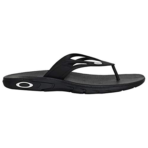 Oakley Men's Ellipse FLIP Flop, Jet Black, 8.5