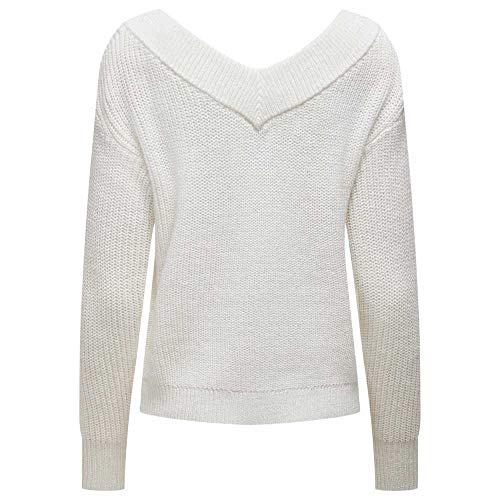 Only 15192289 suéter, Cloud Dancer, 38 (Talla del Fabricante: Small) para Mujer