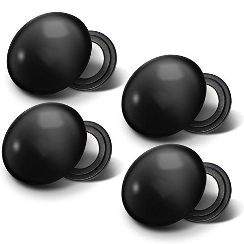 Opret Fijación Magnética Dorsal (4 Pack), Imanes Porta Dorsales para La Fijación del Número de Carrera, Accesorios de Maratón (Negro)